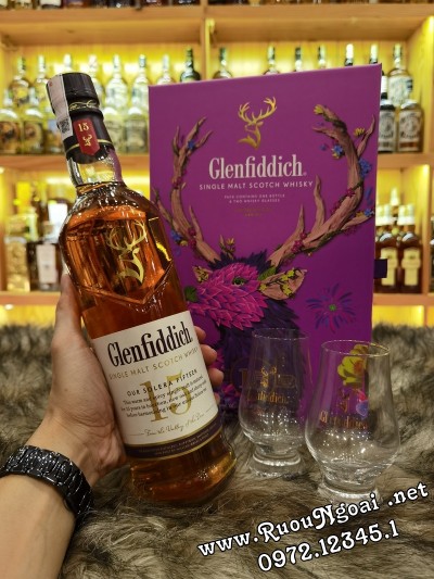 Rượu Glenfiddich 15YO Hộp Quà 2024