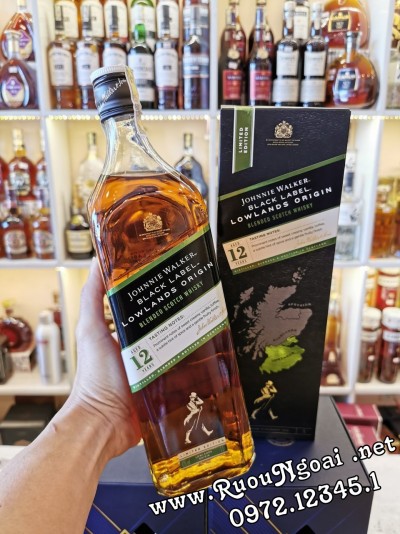 Rượu Johnnie Walker Black Label Lowlands Origin