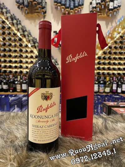 Rượu Vang Penfolds Koonunga Hill Shiraz Cabernet Hộp Quà