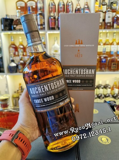 Rượu Whisky Auchentoshan Three Wood