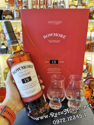 Rượu Bowmore 15YO - Hộp Quà